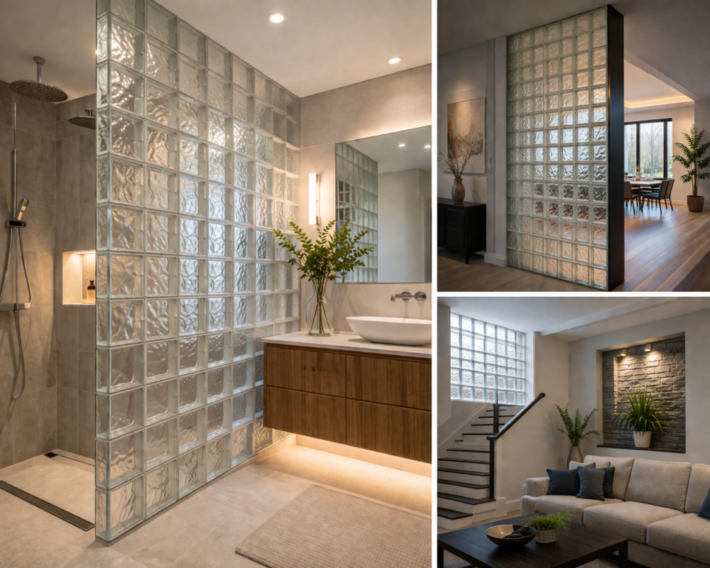 Expert Glass Block Wall Installation Enhance Interior Designs